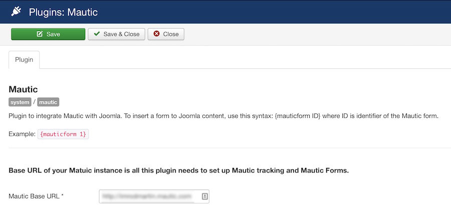 Integrate Mautic with Joomla